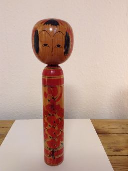 Kokeshi, alt, höhe 30 cm